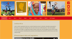 Desktop Screenshot of cre8eastafrica.org