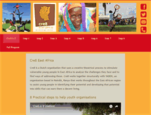 Tablet Screenshot of cre8eastafrica.org